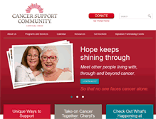 Tablet Screenshot of cancersupportohio.org